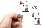 Online poker coin flip
