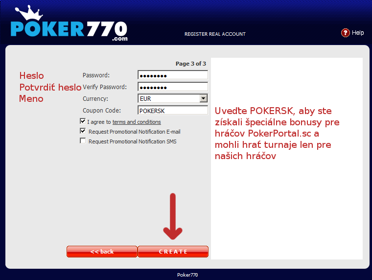 Poker770 registrácia návod