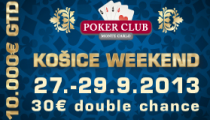 Návrat Košice Weekend €10,000 GTD už tento víkend!