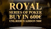 Februárový exkluzívny turnaj Royal Series of Poker už najbližšiu stredu