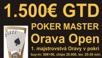 1.500€ GTD Poker Master Orava OPEN
