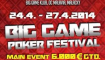 Big Game Festival s main eventom €6,000 GTD
