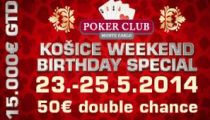 Košice Weekend sa pri príležitosti 4. narodenín Monte Carla Košice bude hrať  až €15,000 GTD!