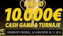 V piatok v Nitre €2,000 GTD. Stále sa hrá liga o €10,000 freeroll!