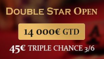 DoubleStar Open €45 Triple Chance €14,000 GTD: Víťazom Ondro Milaberský za €3,500!