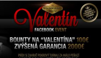 Valentínsky FB event s bounty odmenou €100 za Valentína