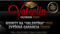 Poznáme termín MSR €100,000 GTD. V Golden Vegas v sobotu Valentínsky FB event