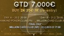 Cez víkend Together as One €7,000 GTD. Diamond má už zajtra zaujímavú akciu