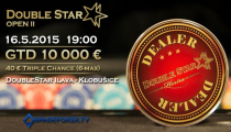 DoubleStar Open pokračuje v sobotu 6max turnajom s garanciou €10,000