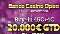 Hrajte budúci týždeň v Banco Casino Bratislava o garanciu €20,000 len za €49!
