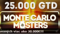 Cez víkend v Košiciach Monte Carlo Masters s garanciou až €25,000!
