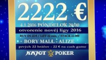 V Kajote dnes začína €2,222 GTD turnajom nová turnajová a cashová liga