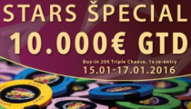 V Rebuy Stars Poprad cez víkend €10,000 GTD