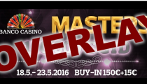 Live report: Veľký OVERLAY v €100,000 GTD Banco Casino Masters Day 1d