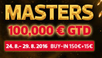 Banco Casino Masters s GTD 100,000€ štartuje zajtra! 