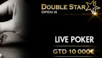 Septembrový DoubleStar Open €10,000 GTD bude freezeout!