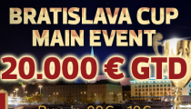 Jednodňový Main Event Bratislava Cup s garanciou 20,000€ už túto sobotu v Banco Casino Bratislava!