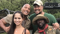 Jean-Robert Bellande stretol Dwayne `The Rock` Johnsona na scéne Jumanji