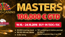 Dnes štartuje Banco Casino Masters s garanciou až 100,000€!