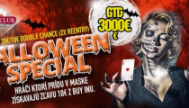 V Monte Carlo Košice v sobotu atraktívny Halloween Special €3,000 GTD
