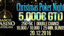Vianočná párty Banco Casino bola dokonalým záverom roka - zajtra v Banco garancia 5,000€!