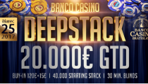 Víkend v Banco Casino ako hrom! Super Friday s GTD 10,000€ a Deepstack s GTD 20,000€!