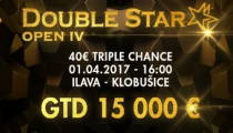 DoubleStar Open už v sobotu! Hrať sa bude €15,000 GTD turnaj