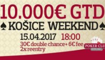 Jednodňový Košice Weekend €10,000 GTD už túto sobotu!
