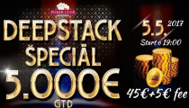 Už v piatok sa v Monte Carlo Košice odohrá Deepstack Špeciál €5,000 GTD