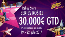 Rebuy Stars Series Košice €30,000 GTD: Doteraz vyzbieraných len €6,857!