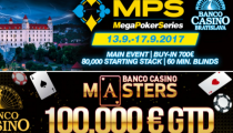 Brutálny september v Banco Casino – Mega Poker Series a Banco Casino Masters 100,000€ GTD!