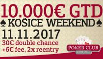V Monte Carle Košice bude opäť veselo. Cez víkend vás čaká Košice Weekend €10,000 GTD!