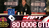 Posledný veľký turnaj tohto roku v Banco Casino – Austrian Poker Tour s 80,000€ GTD
