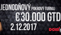 €89 DOXXbet Open - €30.000 GTD už v sobotu