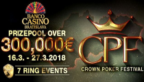 Veľká novinka počas Main Eventu CPF s GTD 200,000€ - tretia šanca úplne zadarmo!