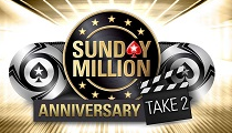 Sedem Slovákov v druhom dni $10,000,000 GTD Sunday Million
