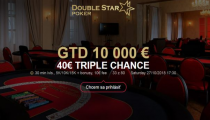 DoubleStar Open €10,000 GTD už túto sobotu!