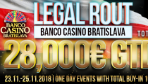 Dve stovky severných susedov mieri do Banco Casino Bratislava na Legal Rout s garanciou 28,000€!