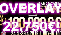 Banco Casino Masters 100,000€ GTD – 1D & 1E: Overlay viac ako 22,000€?! Posledná možnosť zapojiť sa štartuje od 11:00!