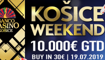 Obľúbený Košice Weekend s garanciou €10,000 už tento piatok!