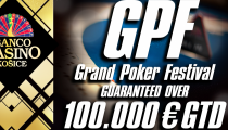 Grand Poker Festival sa blíži. Banco Casino Košice garantuje cez €100,000!