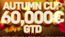 V Banco Casino štartuje od stredy Autumn Cup 60,000€ GTD len za 110€!