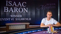 Isaac Baron ovládol otvárací event 2019 Poker Master