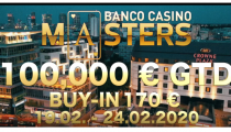 Už zajtra v Banco Casino sa hrá o 100,000€ a 22. titul Banco Casino Masters – presiahne prizepool 170,000€?