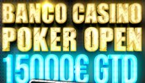 Jednodňová „bomba“ za 120€ s garanciu 15,000€ už túto sobotu v Banco Casino Bratislava!