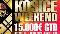 Košice Weekend 15.000€ GTD už túto sobotu v Banco Casino Košice !
