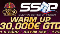Piata edícia Slovak Series Of Poker štartuje Warm Upom 30,000€ GTD už tento piatok iba za 55€!