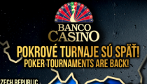 Pokrové turnaje v Banco Casino Bratislava sú späť!