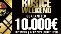  Košice Weekend 10.000€ GTD už túto Sobotu !
