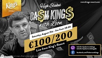 Sledujte High Stakes €100/€200 PLO s Leonom LIVE z King`s